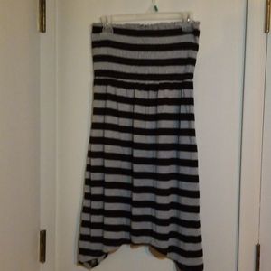 A striped sun dress